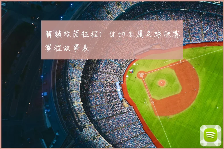 解锁绿茵征程:你的专属足球联赛赛程故事表